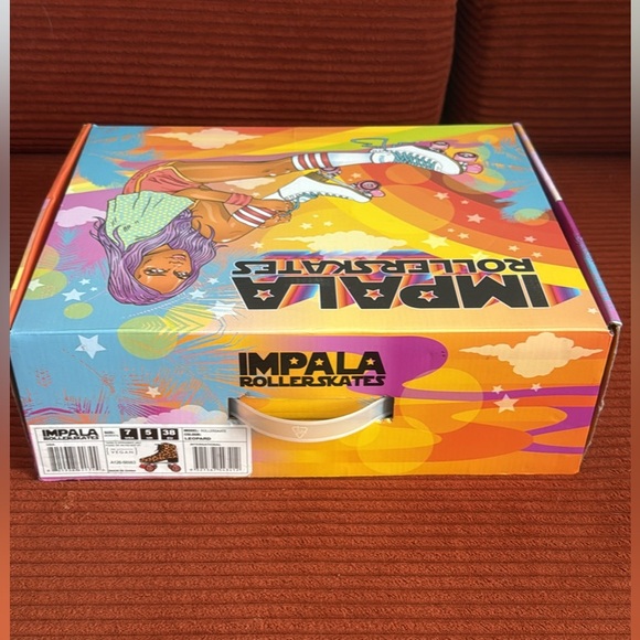 Impala leopard skates size 7 - Picture 2 of 3